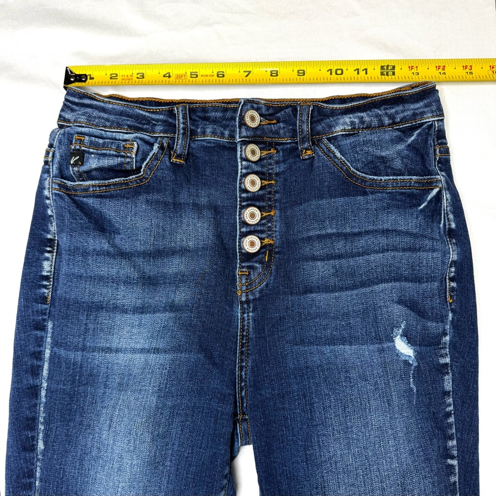 KanCan Estilo High Rise Button Fly Skinny Jeans Women’s Size 27 Distressed - Picture 11 of 17